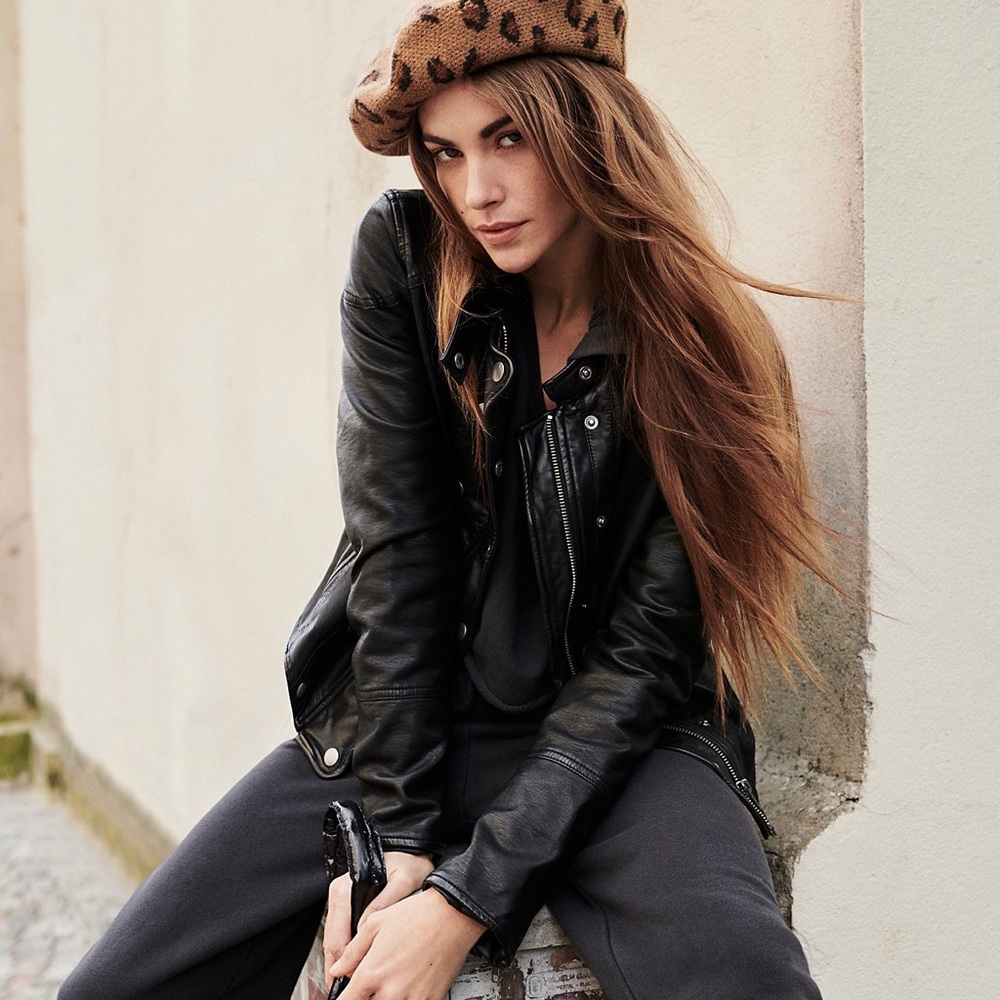 We the Free Fenix Vegan Moto Jacket Large